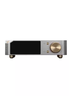   LAIV HARMONY uDAC - Premium Quality Compact Desktop DAC 768 kHz DSD256 with Remote Control and XLR to RCA Adapter - Silver
