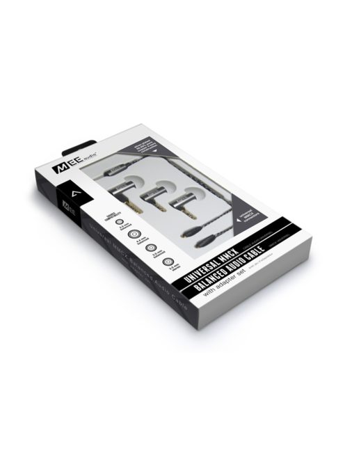 MEE AUDIO BALANCED MMCX CABLE SET - 2.5mm Balanced Silver Coated OFC Cable with 4.4mm and 3.5mm Balanced Adapters