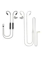 MEE AUDIO M6 PRO - Universal noise isolating In-Ear monitor headphones with removable cable - Clear