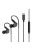 MEE AUDIO M6-USB - Memory Wire In-Ear Sports Headphones with Type-C Connector - Black