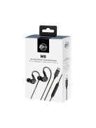 MEE AUDIO M6-USB - Memory Wire In-Ear Sports Headphones with Type-C Connector - Black
