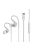 MEE AUDIO M6-USB - Memory Wire In-Ear Sports Headphones with Type-C Connector - Clear
