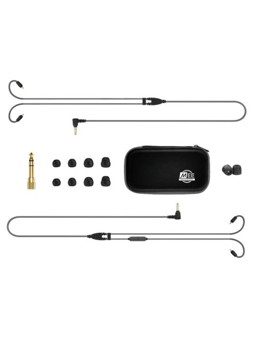 MEE AUDIO MX2 PRO - Modular hybrid in-ear earphones with dual dynamic drivers - Smoke