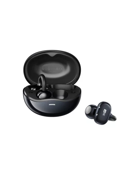 MEE AUDIO PEBBLES AIR - True Wireless Earclip Open-Ear Bluetooth 5.3 Earbuds IPX4 with Multipoint Connectivity - Onyx