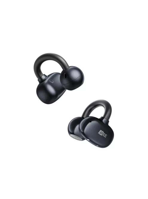 MEE AUDIO PEBBLES AIR - True Wireless Earclip Open-Ear Bluetooth 5.3 Earbuds IPX4 with Multipoint Connectivity - Onyx