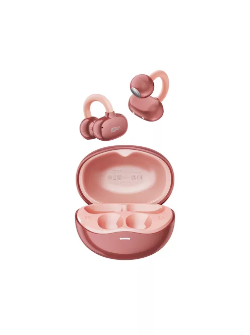 MEE AUDIO PEBBLES AIR - True Wireless Earclip Open-Ear Bluetooth 5.3 Earbuds IPX4 with Multipoint Connectivity - Rose Gold