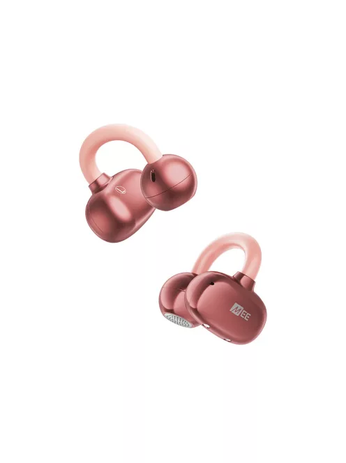 MEE AUDIO PEBBLES AIR - True Wireless Earclip Open-Ear Bluetooth 5.3 Earbuds IPX4 with Multipoint Connectivity - Rose Gold