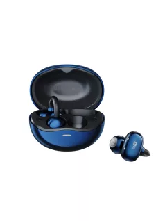   MEE AUDIO PEBBLES AIR - True Wireless Earclip Open-Ear Bluetooth 5.3 Earbuds IPX4 with Multipoint Connectivity - Sapphire