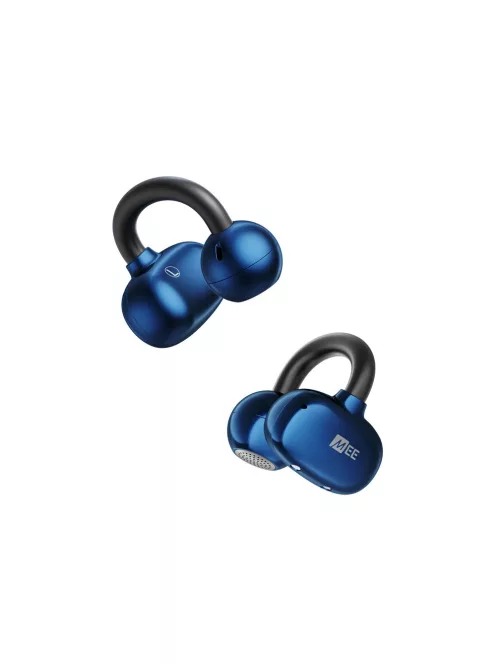 MEE AUDIO PEBBLES AIR - True Wireless Earclip Open-Ear Bluetooth 5.3 Earbuds IPX4 with Multipoint Connectivity - Sapphire