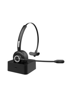   MEE AUDIO CLEARSPEAK H6D - Bluetooth Headset with Boom Mic and Charging Dock