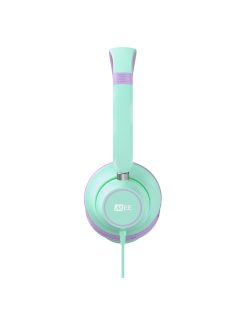  MEE AUDIO KIDJAMZ KJ45 - Safe Listening Wired Headphones for Kids with Volume-Limiter and Mic - Mint