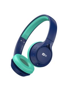   MEE AUDIO KIDJAMZ KJ45BT - Safe Listening Bluetooth Headphones for Kids with Volume-Limiter and Mic - Blue