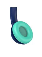 MEE AUDIO KIDJAMZ KJ45BT - Căști Bluetooth de ascultare sigură pentru copii cu limitator de volum și microfon - Albastru