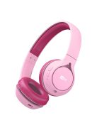 MEE AUDIO KIDJAMZ KJ45BT - Căști Bluetooth de ascultare sigură pentru copii cu limitator de volum și microfon - Roz