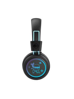   MEE AUDIO KIDJAMZ KJ55BT - Safe Listening Bluetooth Headphones for Kids with Volume-Limiter and Mic - Black