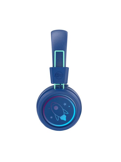 MEE AUDIO KIDJAMZ KJ55BT - Sicherer Bluetooth-Kopfhörer für Kinder mit Lautstärkebegrenzung und Mikrofon - Blau