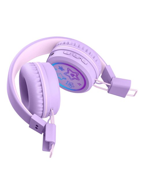 MEE AUDIO KIDJAMZ KJ55BT - Căști Bluetooth pentru copii cu microfon, cu protecție auditivă și limitare a presiunii sonore - Levendula