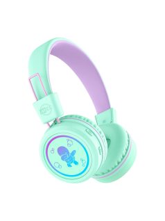   MEE AUDIO KIDJAMZ KJ55BT - Safe Listening Bluetooth Headphones for Kids with Volume-Limiter and Mic - Mint