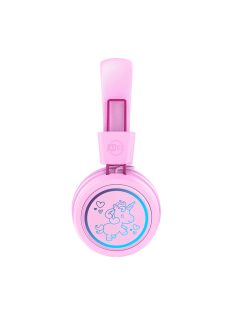   MEE AUDIO KIDJAMZ KJ55BT - Safe Listening Bluetooth Headphones for Kids with Volume-Limiter and Mic - Pink