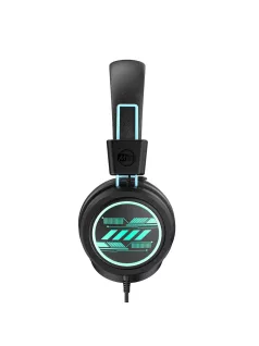   MEE AUDIO KIDJAMZ KJ55 - Safe Listening Wired Headphones for Kids with Volume-Limiter and Mic - Black