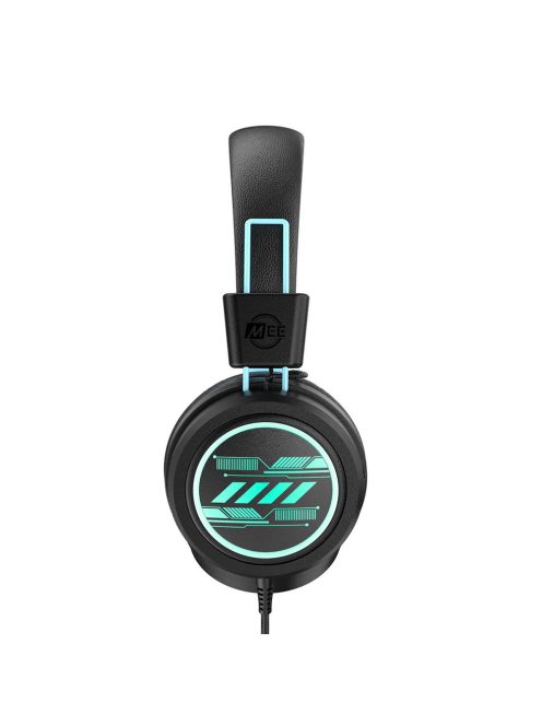 MEE AUDIO KIDJAMZ KJ55 – Safe Listening kabelgebundene Kopfhörer für Kinder mit Lautstärkebegrenzer und Mikrofon – Schwarz