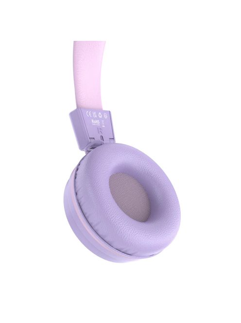 MEE AUDIO KIDJAMZ KJ55 – Safe Listening kabelgebundene Kopfhörer für Kinder mit Lautstärkebegrenzer und Mikrofon – Lavendel