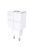 AWEI C-500 - Wall dual USB EU charger adapter 2,4A - White