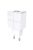 AWEI C-500 - Wall dual USB EU charger adapter 2,4A - White