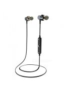 AWEI X660BL - Dual Dynamic Driver In-ear Bluetooth Headphones with Extra Bass - Grey