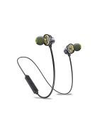 AWEI X660BL - Dual Dynamic Driver In-ear Bluetooth Headphones with Extra Bass - Grey