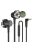 AWEI Z1 - Dual Dynamic Driver In-Ear Earphones with Mic and Volume Control - Black