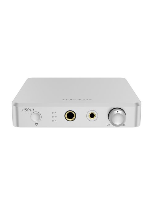 TOPPING A50 III - Desktop Balanced NFCA Headphone Amplifier - Silver