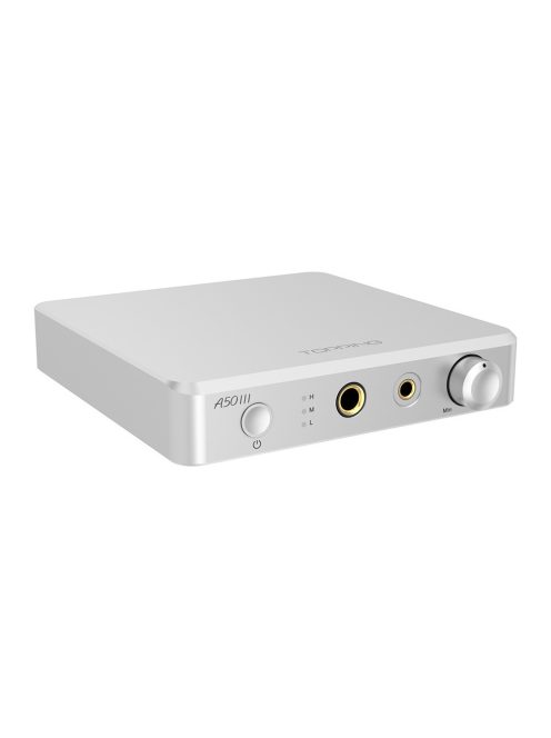 TOPPING A50 III - Desktop Balanced NFCA Headphone Amplifier - Silver