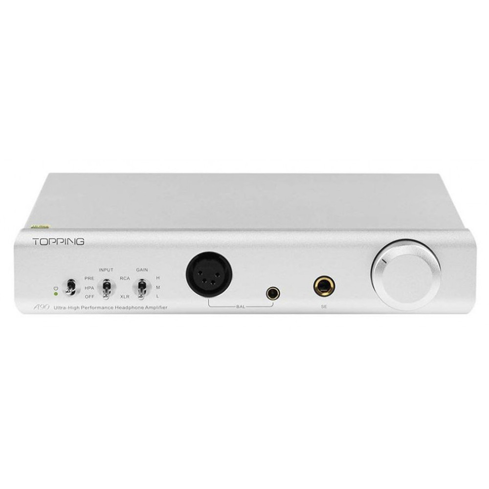 TOPPING A90 High End Desktop Headphone Amplifier Silver