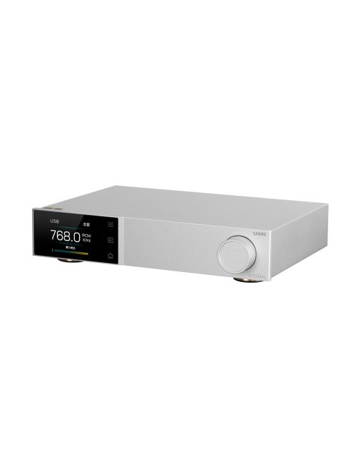 TOPPING D70 PRO SABRE - Desktop DAC Bluetooth 5.1 aptX HD LDAC 32bit 768kHz PCM and DSD512 - Silver