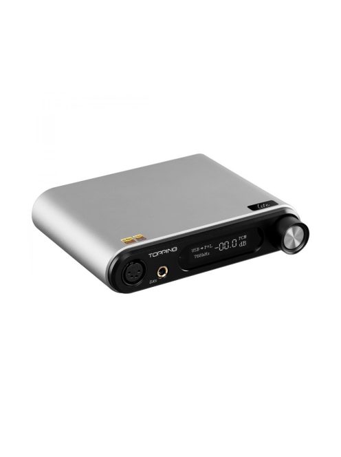 TOPPING DX5 LITE - Hochwertiger Desktop-DAC und NFCA-Kopfhörerverstärker 32 Bit 768 kHz DSD512 - Grau