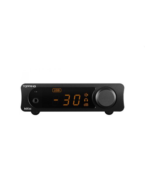 TOPPING MX3S - Desktop DAC and Stereo Amplifier Bluetooth 5 aptX HD 24bit 192kHz - Black