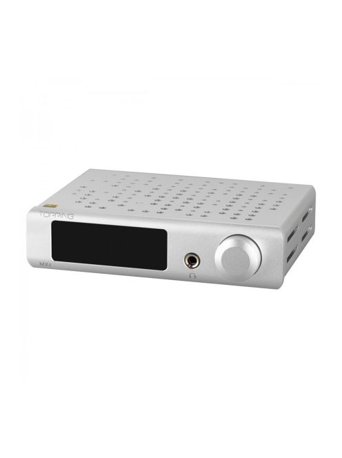 TOPPING MX5 - Desktop DAC and Stereo Amplifier 32bit 384kHz DSD256 - Silver