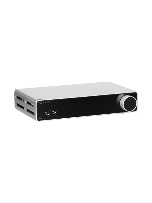 TOPPING PA7 - Class-D Ausgewogener Desktop-Stereo-Verstärker 2x210W 4 Ohm - Silber