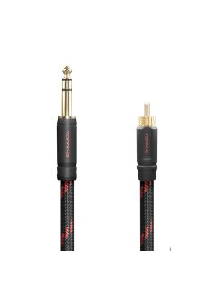   TOPPING TCRT1 - RCA - 6,35mm TRS Jack HiFi audio cable - 75cm