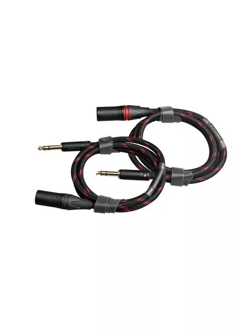 TOPPING TCT2 - Cablu audio balansat HiFi  Jack 6,3mm - mufă tată XLR - 75cm