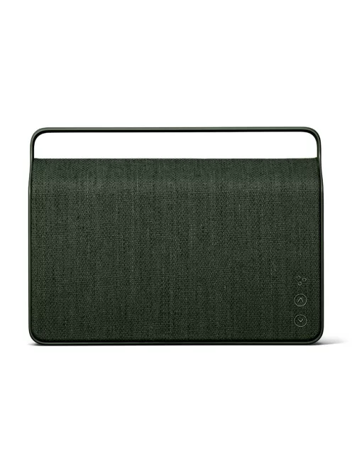 VIFA COPENHAGEN 2.0 - Portable premium wireless multi-room speaker with woven "KVADRAT" textile cover - Pine green
