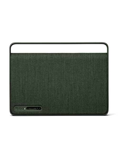 VIFA COPENHAGEN 2.0 - Portable premium wireless multi-room speaker with woven "KVADRAT" textile cover - Pine green
