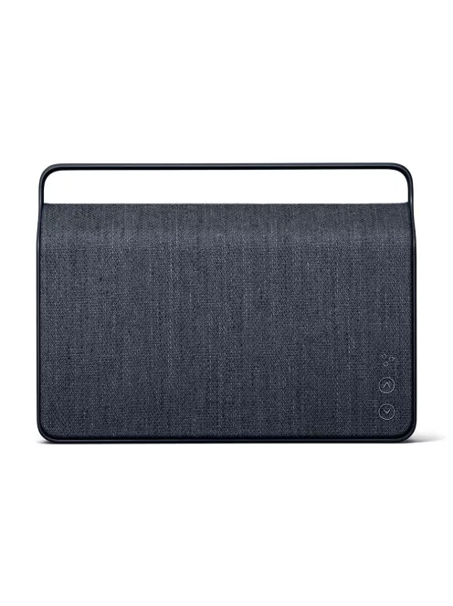 VIFA COPENHAGEN 2.0 - Portable premium wireless multi-room speaker with woven "KVADRAT" textile cover - Mountain blue