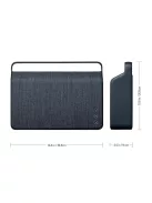 VIFA COPENHAGEN 2.0 - Portable premium wireless multi-room speaker with woven "KVADRAT" textile cover - Mountain blue