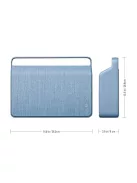 VIFA COPENHAGEN 2.0 - Portable premium wireless multi-room speaker with woven "KVADRAT" textile cover - Ocean blue