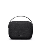  VIFA HELSINKI - Portable premium bluetooth stereo speaker with real leather strap and woven "KVADRAT" textile cover - Slate black