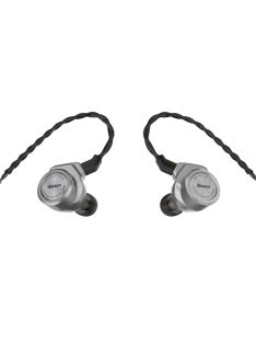   IBASSO 3T-154 - Single Dynamic Treiber In-Ear-Monitor-Ohrhörer mit 2-poligem versilbertem Kupferkabel - Silber
