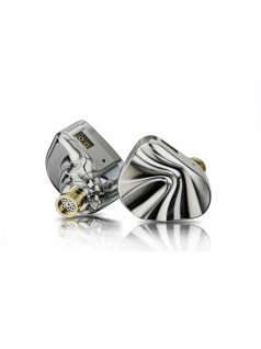   IBASSO JR COOKIE TI ​​- A dynamic driver In-ear monitor earphone with 5N purity Litz 2-Pin cable and interchangeable connectors - Silver-Glossy