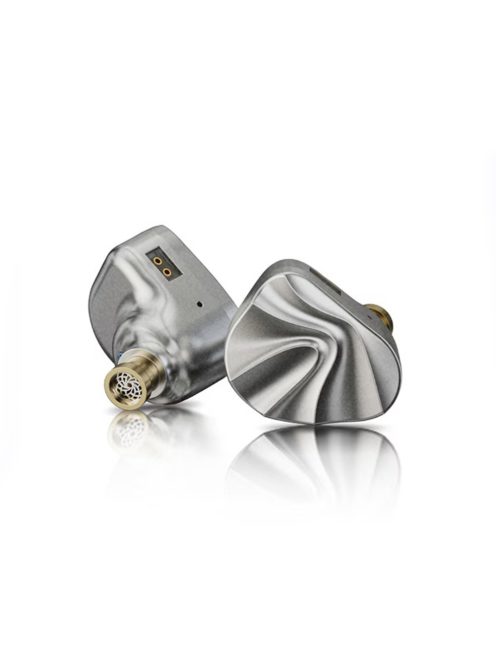 IBASSO JR COOKIE TI ​​- A dynamic driver In-ear monitor earphone with 5N purity Litz 2-Pin cable and interchangeable connectors - Silver-Matte